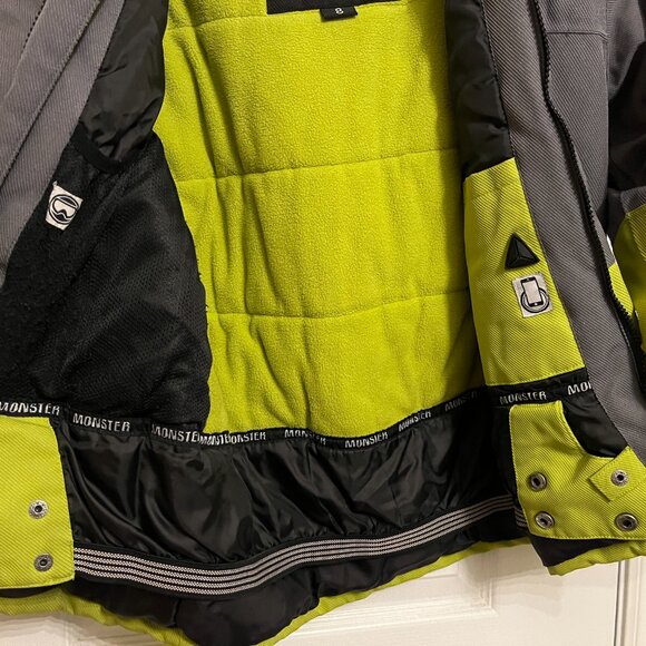 Monster kids snow pants and jacket Size 8 - Picture 7 of 10